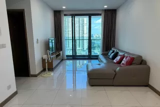 Cho Thuê Căn Hộ 2PN+1 Sunwah Pearl – View Sông Sài Gòn – Chỉ 44 Triệu/Tháng