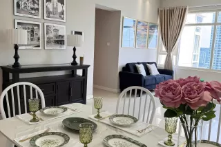 [T156] CHO THUÊ SAIGON PEARL - TÒA TOPAZ 1 | CĂN HỘ 2 PHÒNG NGỦ VIEW SÔNG, FULL NỘI THẤT GIÁ TỐT