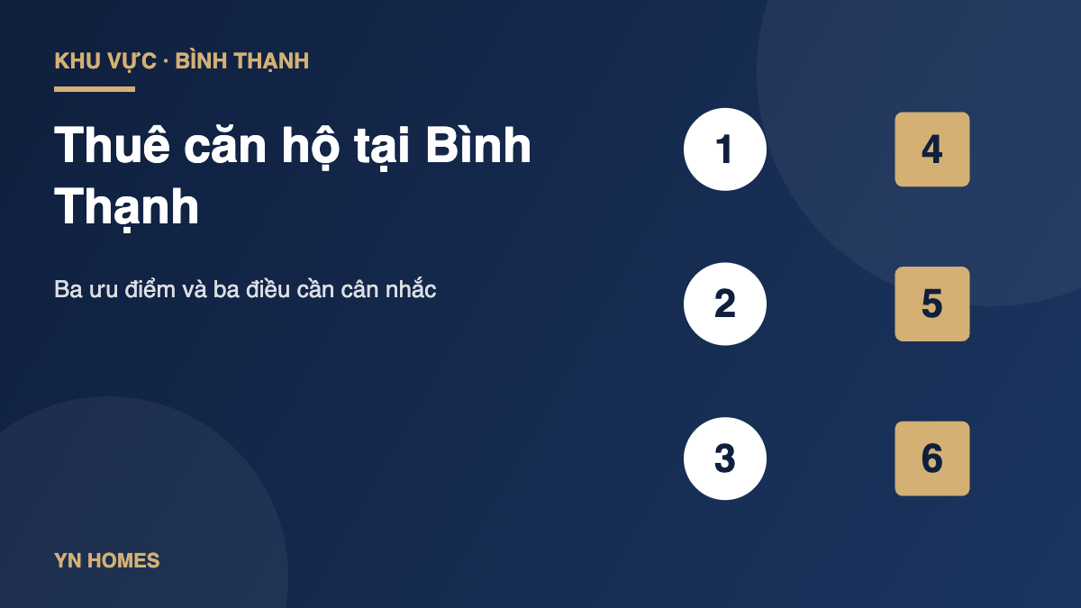 Renting an Apartment in Binh Thanh District: Three Advantages and Three Points to Weigh