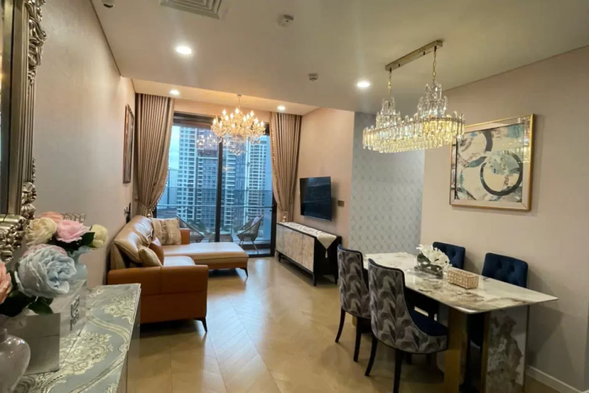 [T123] FOR RENT: Luxury 2-Bedroom Apartment - 77 sqm - European/American Interior Style - Free Internet - Ready to Move In