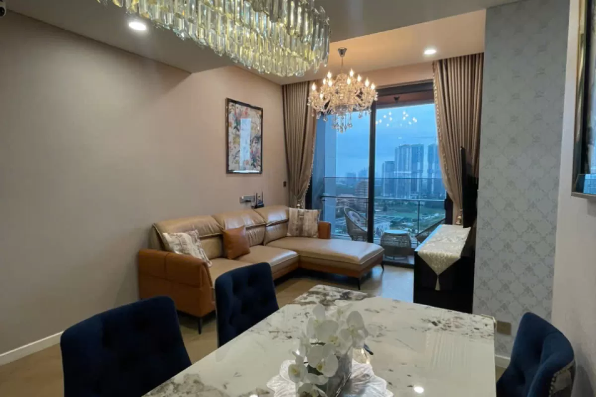 [T123] FOR RENT: Luxury 2-Bedroom Apartment - 77 sqm - European/American Interior Style - Free Internet - Ready to Move In
