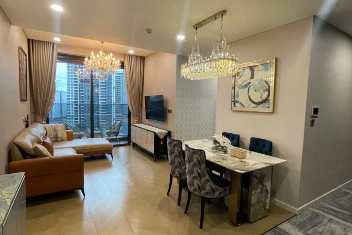 [T123] FOR RENT: Luxury 2-Bedroom Apartment - 77 sqm - European/American Interior Style - Free Internet - Ready to Move In