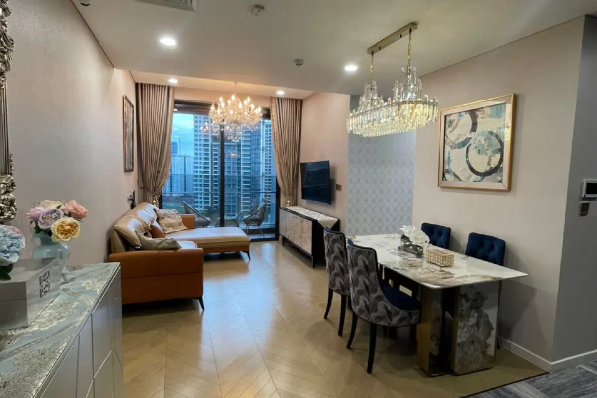 [T123] FOR RENT: Luxury 2-Bedroom Apartment - 77 sqm - European/American Interior Style - Free Internet - Ready to Move In