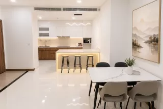 Cho Thuê Căn Hộ Góc 3PN Sunwah Pearl – View Trực Diện Sông Sài Gòn – Chỉ 60 Triệu/Tháng