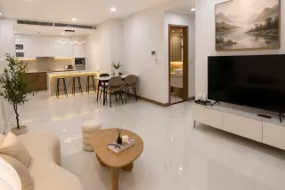 Cho Thuê Căn Hộ Góc 3PN Sunwah Pearl – View Trực Diện Sông Sài Gòn – Chỉ 60 Triệu/Tháng