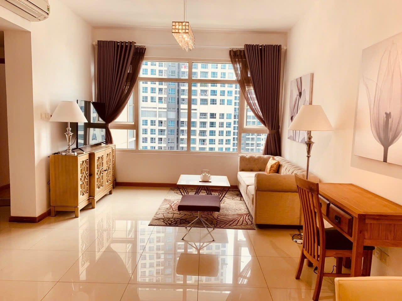 CHO THUÊ CĂN HỘ 2PN CAO CẤP RUBY 2 – SAIGON PEARL